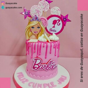 Torta de Barbie sencilla