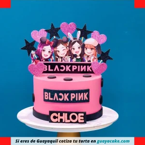 Torta de Blackpink logo