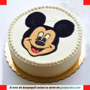 Torta de Mickey Mouse en crema