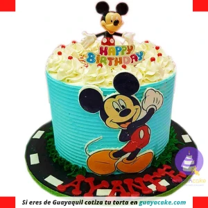 Torta decorada de Mickey Mouse