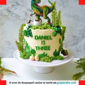 Torta de cumpleaños de Dinosaurios