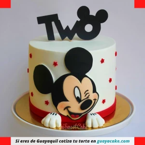 Torta de cumpleaños de Mickey mouse