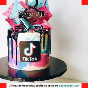 Torta de cumpleaños de Tik Tok