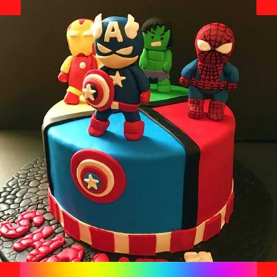 Avengers Marvel cake
