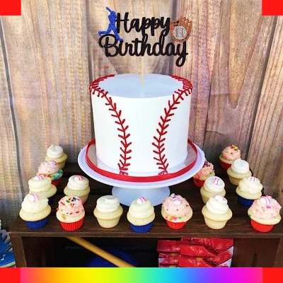 Baseball cake for girls