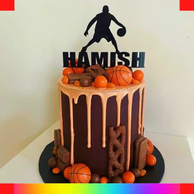 Basketball smash cake