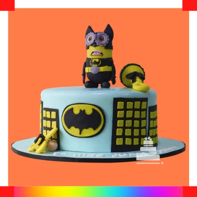 Batman Minions cake
