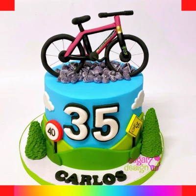 Bicycle cakes