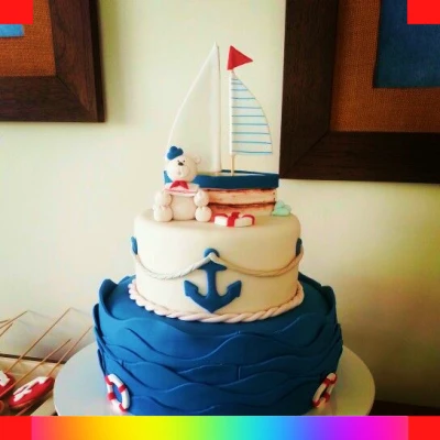 Birthday sailor cake