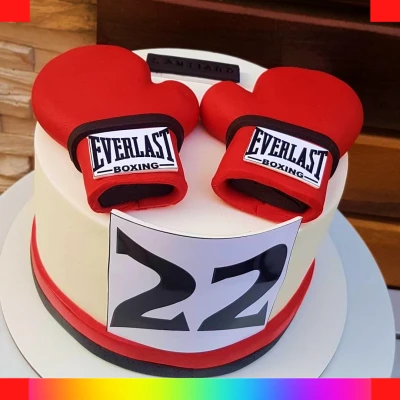 Boxing cake for boys