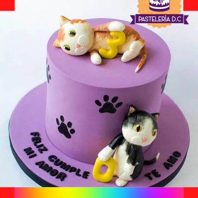 Cats cake for boys