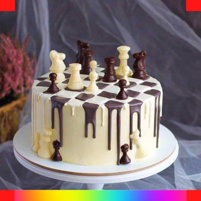 Chess game cake