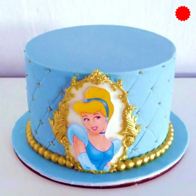 Cinderella design cake