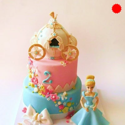 Cinderella sweet 16 cake