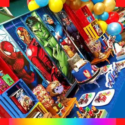 Decoración de Marvel para fiestas