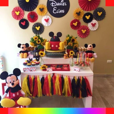 Decoración de Mickey Mouse para cumpleaños