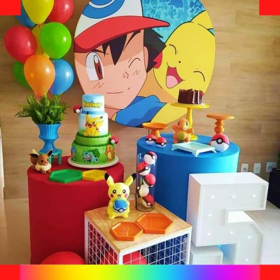 Decoración de Pikachu para cumpleaños