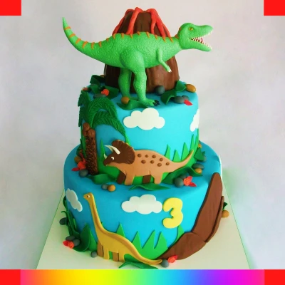 Dinosaur cakes