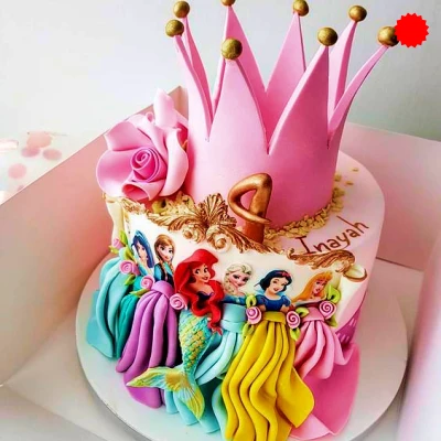 Disney princess cake topper