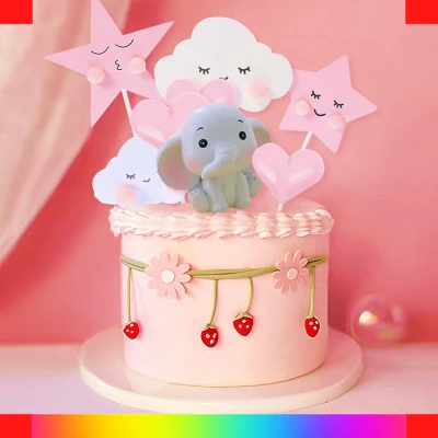 Elephant pink cake