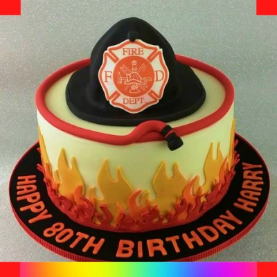 Firefighters cakes