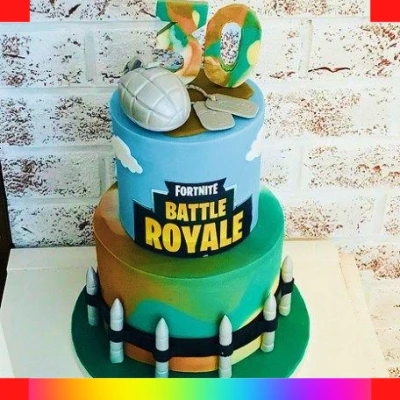 Fortnite battle royale cake