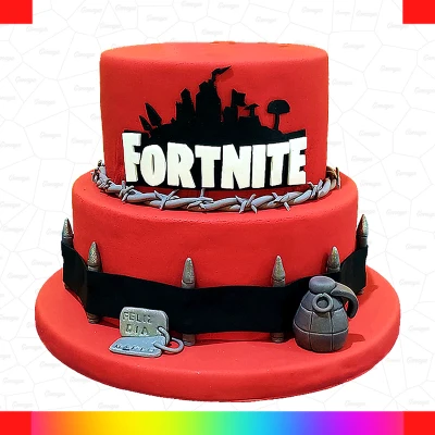 Fortnite cake for boys