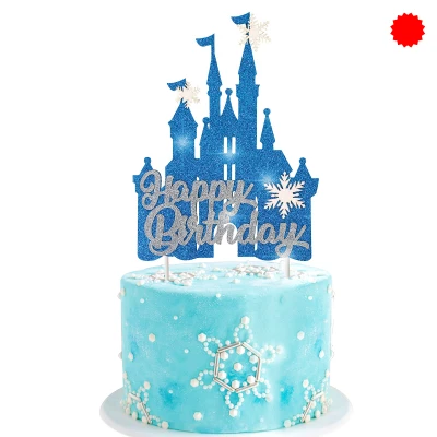 Frozen castle cake design