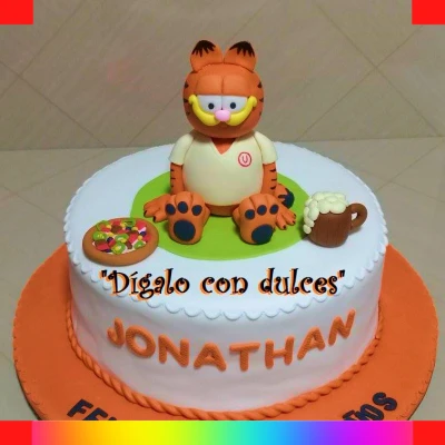 Garfield birthday cake