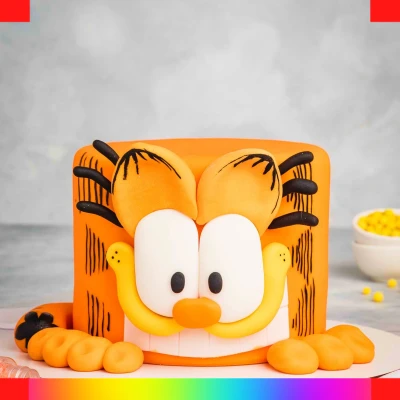 Garfield cake for girls