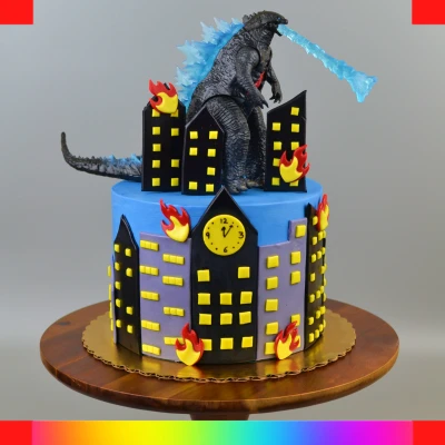 Godzilla Vs Kong cake