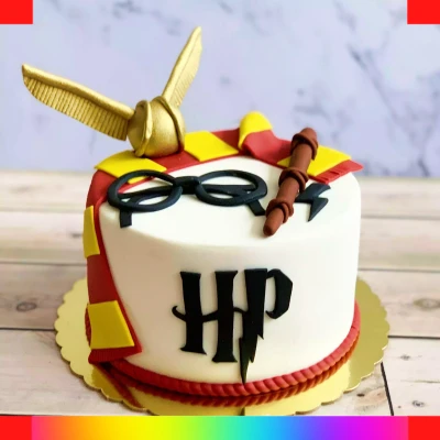 Harry Potter buttercream cake