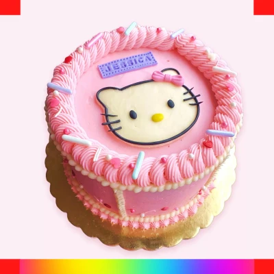 Hello Kitty cake for girls