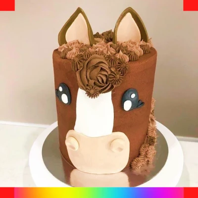 Horse cake for boys