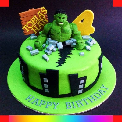 Hulk cake for girls