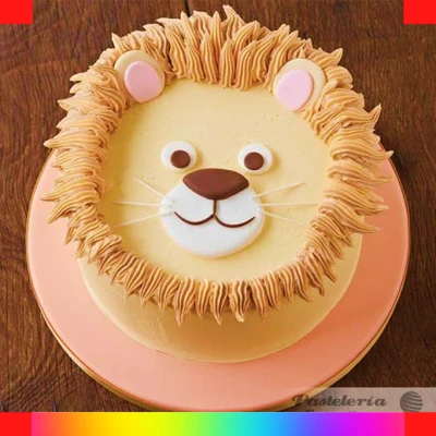 Lion buttercream cake
