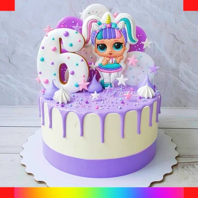 Lol unicorn cake