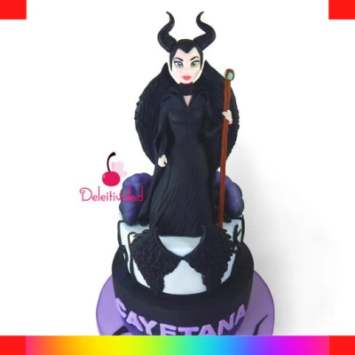 Maleficent birthday cake