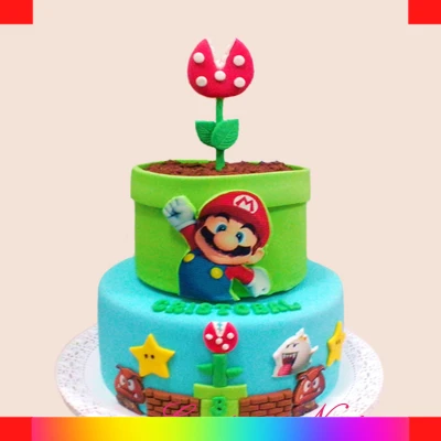 Mario Bros cake for boys