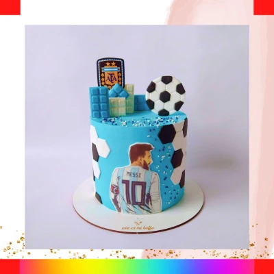 Messi world cake
