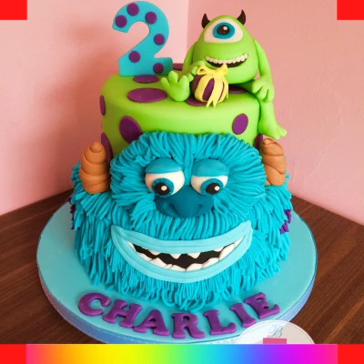 Monster Inc cake for girls