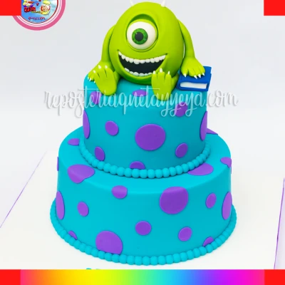Monster Inc fondant cake