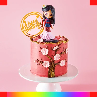 Mulan birthday cake