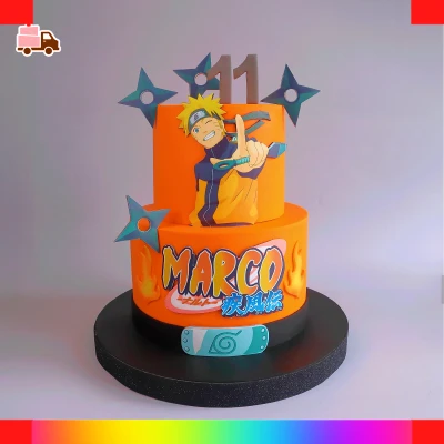 Naruto cake for boys