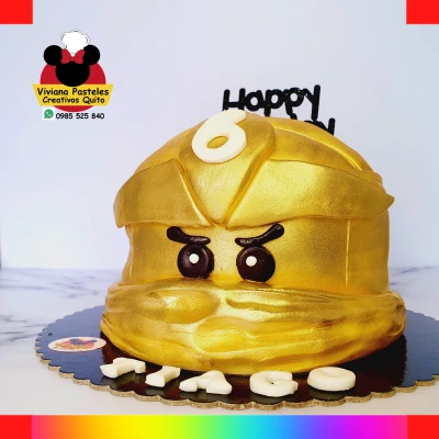 Ninjago gold cake