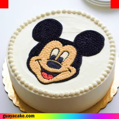 Pastel de Mickey Mouse redondo