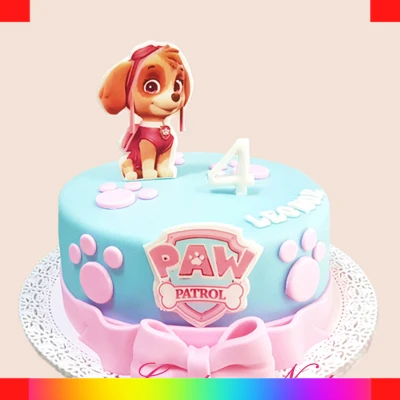 Paw Patrol cake for girls