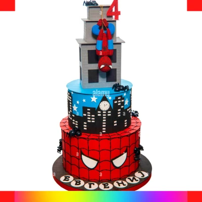 Peter Parker cake