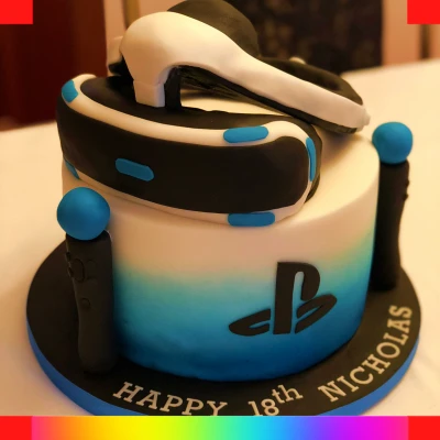 PlayStation cake for boys