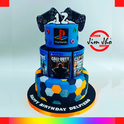 PlayStation cake for girls